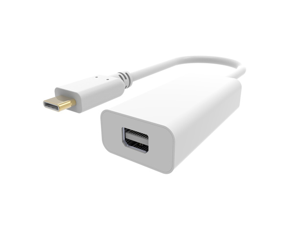 Адаптер Buro BHP RET TPC_MDP USB Type-C (m) miniDisplayPort (f) белый