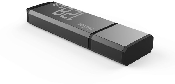 Флеш Диск Netac 128Gb U351 NT03U351N-128G-30BK USB3.0 серый