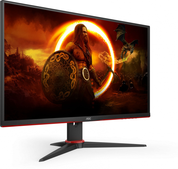 Монитор AOC 27" Gaming 27G2SAE черный/красный VA LED 16:9 HDMI M/M матовая 350cd 178гр/178гр 1920x1080 165Hz FreeSync Premium VGA DP FHD 4.63кг