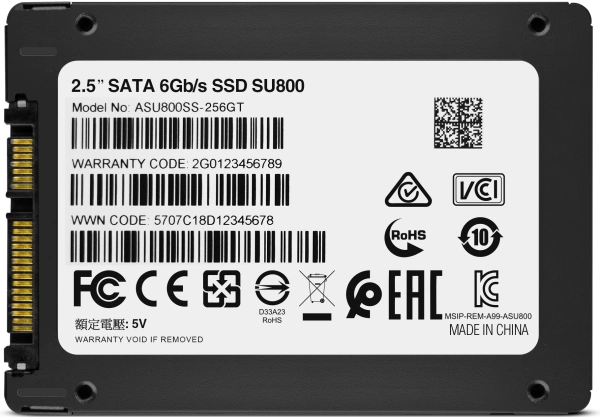 Накопитель SSD A-Data SATA-III 256GB ASU800SS-256GT-C SU800 2.5"