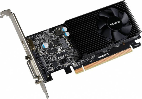 Видеокарта Gigabyte PCI-E GV-N1030D5-2GL NVIDIA GeForce GT 1030 2048Mb 64 GDDR5 1227/6008 DVIx1 HDMIx1 HDCP Ret