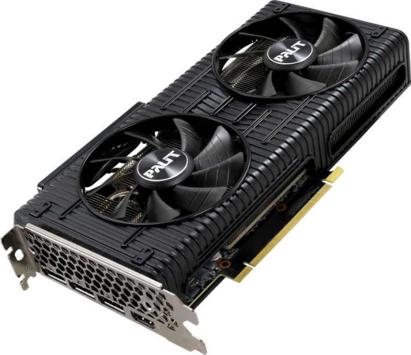 Видеокарта Palit PCI-E 4.0 PA-RTX3060 DUAL OC 12G NVIDIA GeForce RTX 3060 12Gb 192bit GDDR6 1320/15000 HDMIx1 DPx3 HDCP Ret