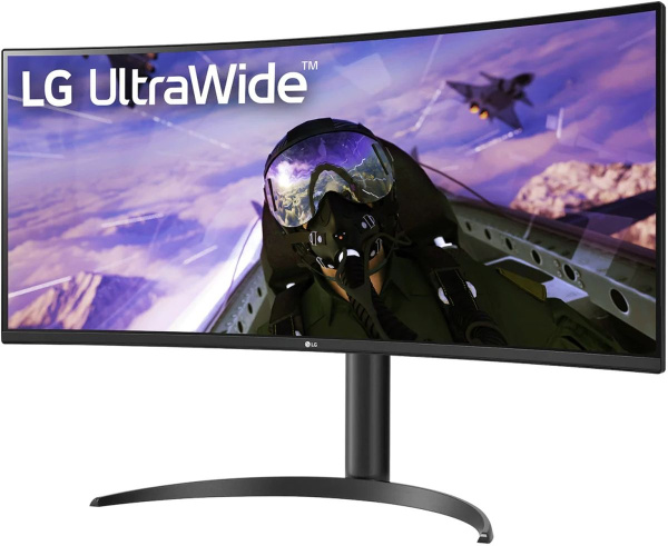 Монитор LG 34" UltraWide 34WP65C-B черный VA LED 21:9 HDMI M/M матовая HAS Piv 300cd 178гр/178гр 3440x1440 160Hz FreeSync DP WQ 7.7кг