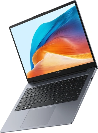 Ноутбук Huawei MateBook D 14 Core i5 12450H 8Gb SSD512Gb Intel Iris Xe graphics 14" IPS FHD (1920x1080) Windows 11 Home grey space WiFi BT Cam (53013XFQ)