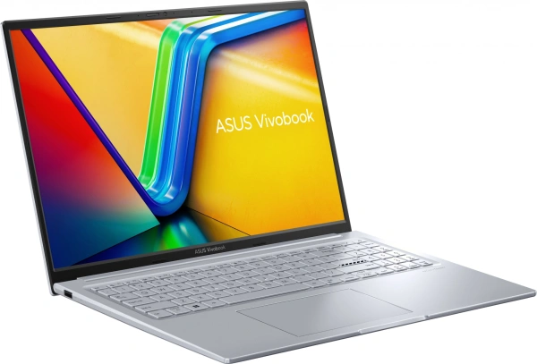 Ноутбук Asus VivoBook 16X M3604YA-MB303 Ryzen 5 7430U 16Gb SSD512Gb AMD Radeon 16" IPS WUXGA (1920x1200) noOS silver WiFi BT Cam (90NB11A2-M00D80)