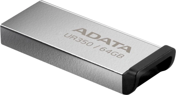 Флеш Диск A-Data 64GB UR350 UR350-64G-RSR/BK USB3.2 серебристый/черный