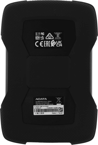 Жесткий диск A-Data USB 3.0 4Tb AHD330-4TU31-CBK HD330 DashDrive Durable 2.5" черный