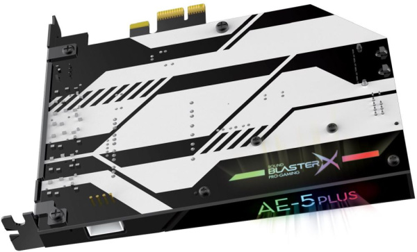 Звуковая карта Creative PCI-E BlasterX AE-5 Plus (BlasterX Acoustic Engine) 5.1 Ret