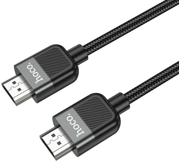 Кабель Hoco US09 ver2.0 HDMI (m) HDMI (m) 2м черный пакет (упак.:1шт)