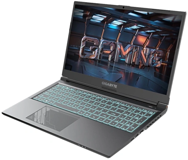 Ноутбук Gigabyte G5 Core i5 13500H 16Gb SSD512Gb NVIDIA GeForce RTX4060 8Gb 15.6" IPS FHD (1920x1080) Windows 11 black WiFi BT Cam (KF5-53KZ353SH)