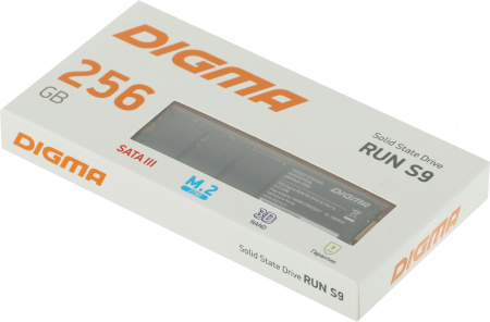 Накопитель SSD Digma SATA-III 256GB DGSR1256GS93T Run S9 M.2 2280