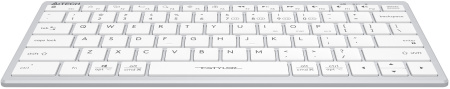 Клавиатура A4Tech Fstyler FBX51C белый USB беспроводная BT/Radio slim Multimedia