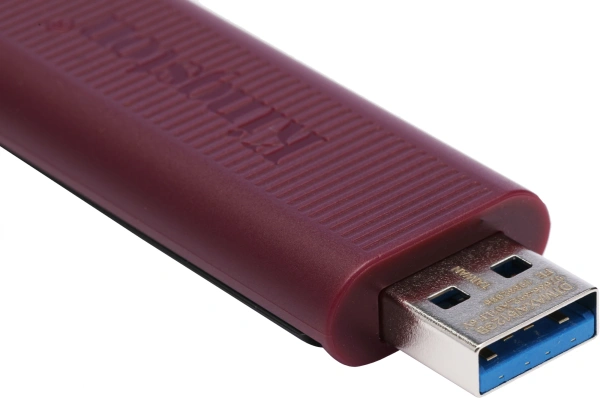 Флеш Диск Kingston 512Gb DataTraveler Max DTMAXA/512GB USB3.2 черный/бордовый