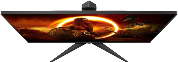 Монитор AOC 27" Q27G2U черный/красный VA LED 1ms 16:9 HDMI матовая HAS Piv 250cd 178гр/178гр 2560x1440 144Hz DP 2K USB 5.2кг