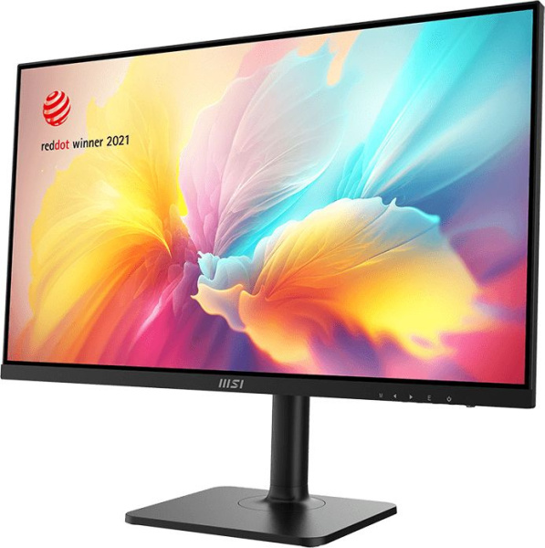 Монитор MSI 27" Modern MD272QXP черный IPS LED 1ms 16:9 HDMI M/M матовая HAS Piv 400cd 178гр/178гр 2560x1440 100Hz DP Quad 2K (1440p) USB 5.85кг