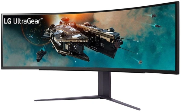 Монитор LG 49" UltraGear 49GR85DC-B черный VA LED 32:9 HDMI M/M матовая HAS 400cd 178гр/178гр 5120x1440 240Hz DP 2K USB 14.75кг