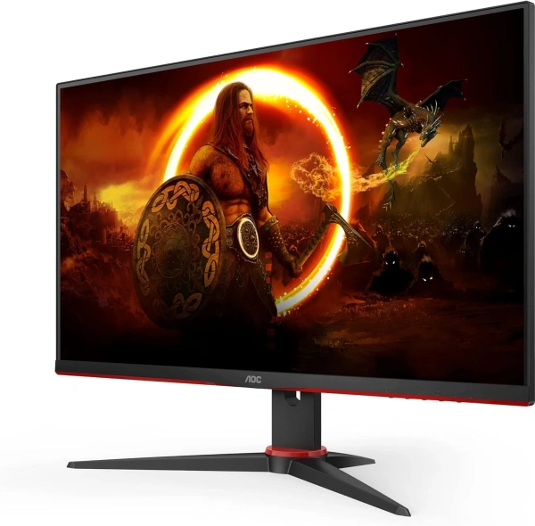 Монитор AOC 23.8" Gaming 24G2ZE черный/красный IPS LED 0.5ms 16:9 HDMI матовая 350cd 178гр/178гр 1920x1080 240Hz FreeSync Premium DP FHD 4.42кг