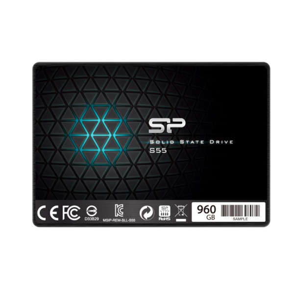 Накопитель SSD Silicon Power SATA-III 960GB SP960GBSS3S55S25 Slim S55 2.5"