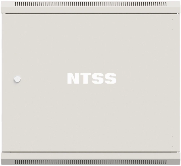 Шкаф коммутационный NTSS Премиум (NTSS-W12U6060FD) настенный 12U 570x600мм пер.дв.металл 60кг серый 500мм 27кг 220град. 635мм IP20 сталь