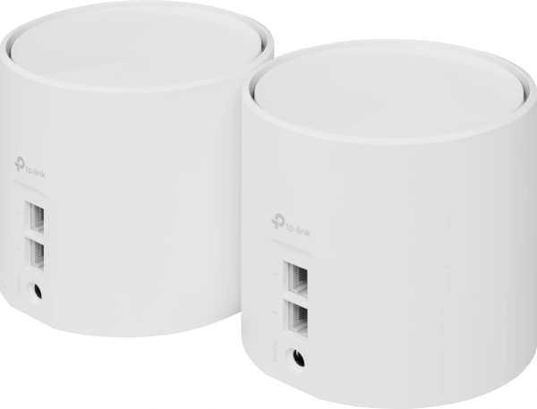 Бесшовный Mesh роутер TP-Link Deco X20 (2-PACK) (DECO X20(2-PACK)) AX1800 10/100/1000BASE-TX белый (упак.:2шт)