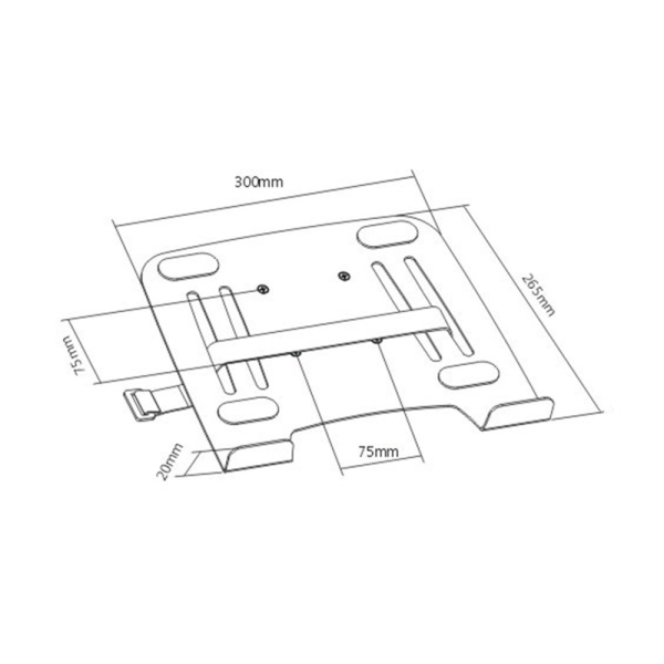 Подставка для ноутбука Brateck NBH-1