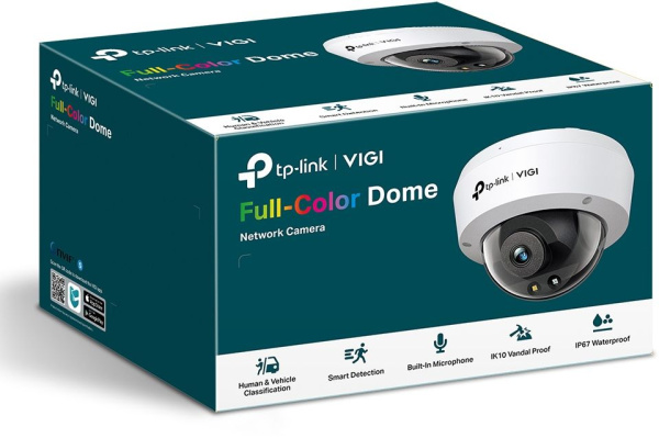 Камера видеонаблюдения IP TP-Link Vigi C240 2.8-2.8мм цв. корп.:белый/черный (VIGI C240(2.8MM))