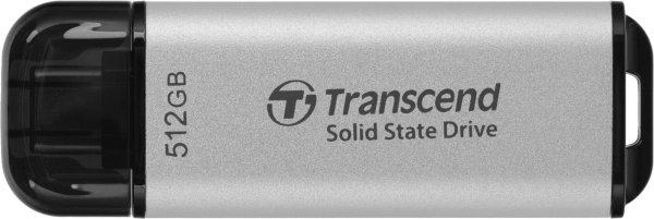 Накопитель SSD Transcend USB-C 512GB TS512GESD300S ESD300 серебристый