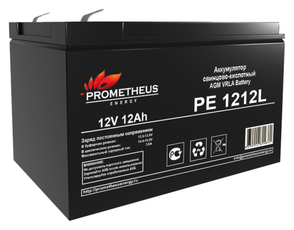 Батарея для ИБП Prometheus Energy PE 1212L 12В 12Ач