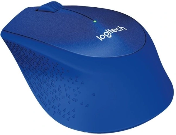 Мышь Logitech M330 Silent Plus синий оптическая (1000dpi) silent беспроводная USB (2but)