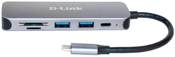 Разветвитель USB 2.0 D-Link DUB-2325 2порт. черный (DUB-2325/A2A)