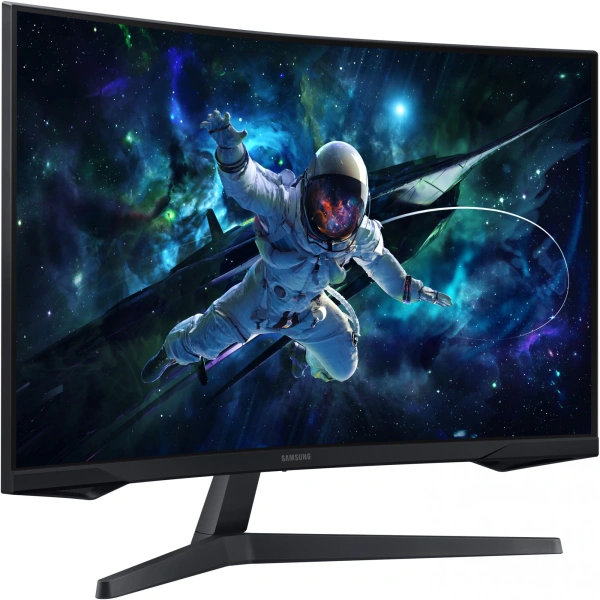 Монитор Samsung 27" S27CG550EI черный VA LED 1ms 16:9 HDMI M/M полуматовая Piv 2500:1 300cd 178гр/178гр 2560x1440 DP 2K USB 4.1кг