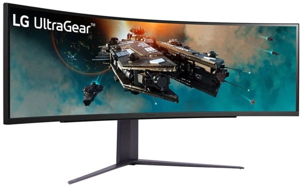 Монитор LG 49" UltraGear 49GR85DC-B черный VA LED 32:9 HDMI M/M матовая HAS 400cd 178гр/178гр 5120x1440 240Hz DP 2K USB 14.75кг