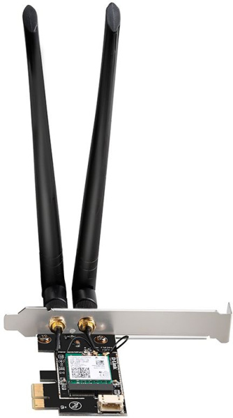 Сетевой адаптер Wi-Fi D-Link DWA-X582/RU/A2A AX3000 PCI Express (ант.внеш.съем) 2ант.