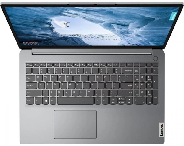 Ноутбук Lenovo IdeaPad 1 15IGL7 Celeron N4020 8Gb SSD256Gb Intel UHD Graphics 600 15.6" TN FHD (1920x1080) noOS grey WiFi BT Cam (82V700EMUE)