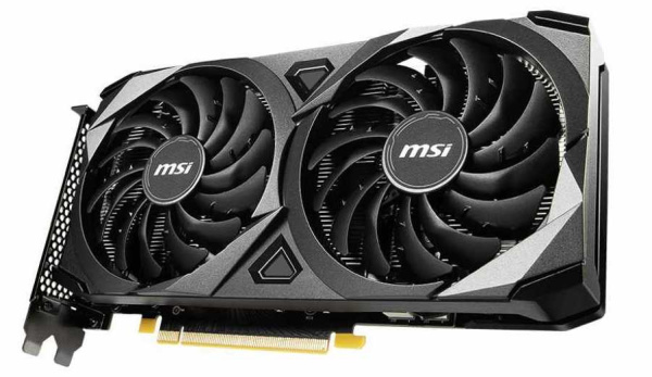 Видеокарта MSI PCI-E 4.0 RTX 3060 VENTUS 2X 12G OC NVIDIA GeForce RTX 3060 12Gb 192bit GDDR6 1680/15000 HDMIx1 DPx3 HDCP Ret