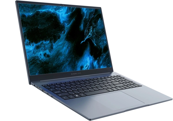 Ноутбук Digma Pro Pactos Core i5 1235U 16Gb SSD512Gb Intel Iris Xe graphics 16" IPS WUXGA (1920x1200) Windows 11 Professional dk.grey WiFi BT Cam 5500mAh (DN16P5-ADXW01)