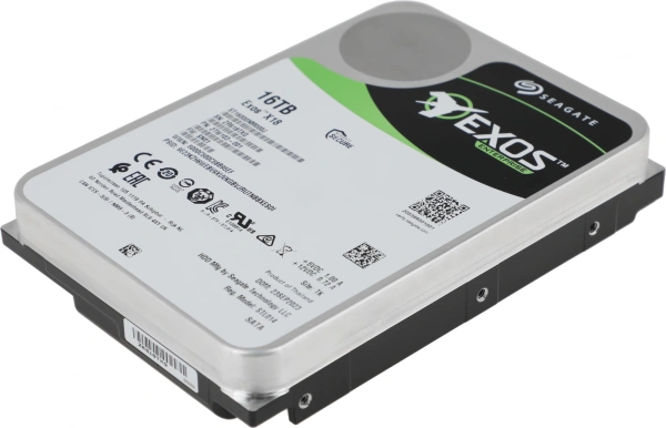 Жесткий диск Seagate SATA-III 16Tb ST16000NM000J Exos X18 512E (7200rpm) 256Mb 3.5"