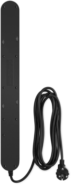 Сетевой фильтр Ippon NF-EU-3-10 3м (6 розеток) черный (коробка)
