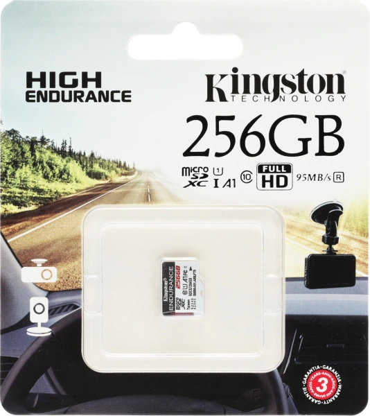 Флеш карта microSDXC 256GB Kingston SDCE/256GB High Endurance w/o adapter