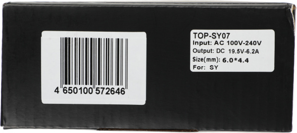 Блок питания TopON 83382 120W 19V-20V 6.2A от бытовой электросети LED индикатор