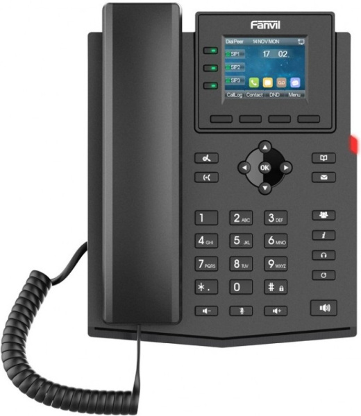 Телефон IP Fanvil X303 черный (упак.:10шт)