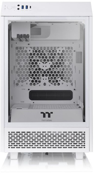 Корпус Thermaltake The Tower 100 Snow белый без БП miniITX 1x120mm 3x140mm 2xUSB3.0 audio bott PSU