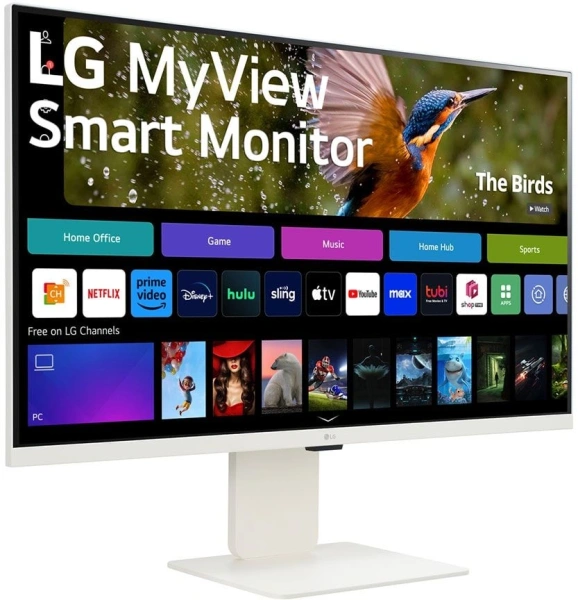 Монитор LG 31.5" 32SR83U-W белый IPS LED 16:9 HDMI M/M матовая HAS 400cd 178гр/178гр 3840x2160 60Hz UHD USB 7.7кг