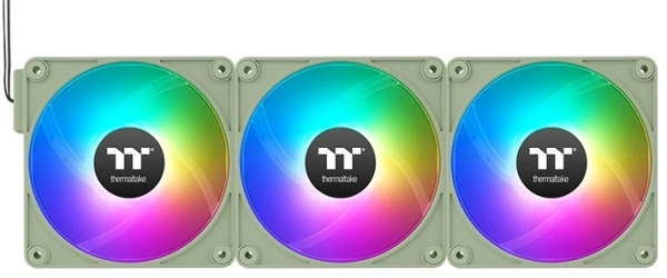 Вентилятор для корпуса Thermaltake CT140 EX Sync Matcha Reverse ARGB 140х140x25 зеленый 4-pin 32.8дБ (упак.:3шт) (CL-F199-PL14MG-A) Ret