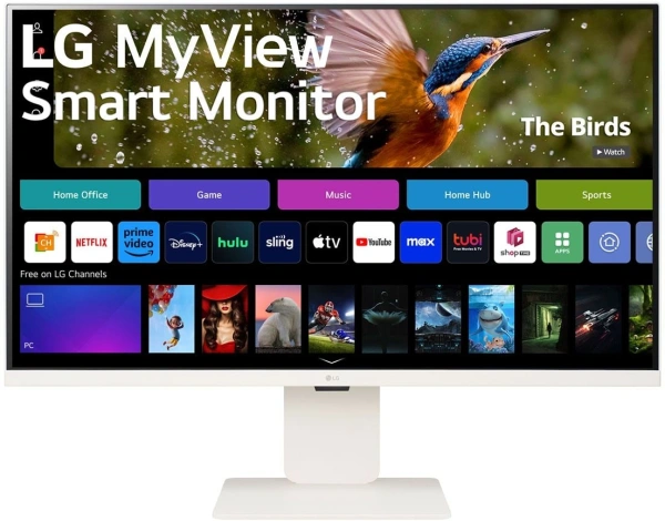 Монитор LG 31.5" 32SR83U-W белый IPS LED 16:9 HDMI M/M матовая HAS 400cd 178гр/178гр 3840x2160 60Hz UHD USB 7.7кг