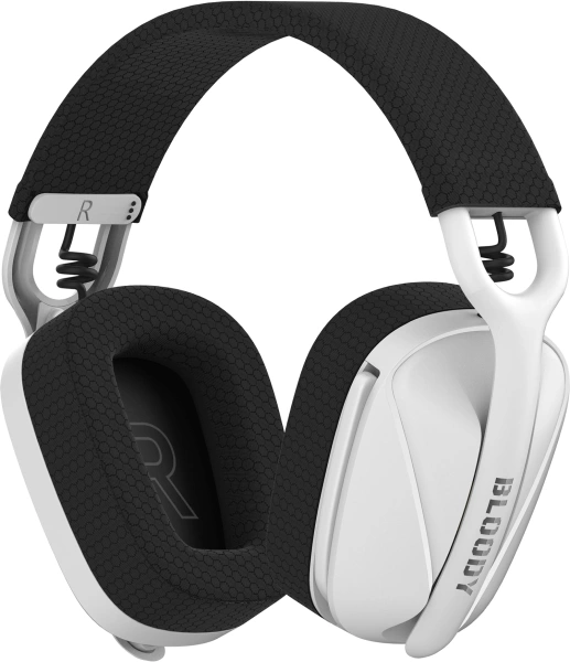 Наушники с микрофоном A4Tech Bloody GR280 Sports белый мониторные BT/Radio/3.5mm оголовье (GR280 SPORTS)