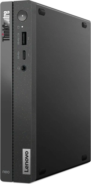 Неттоп Lenovo ThinkCentre Neo 50q G4 slim i5 13420H (2.1) 8Gb SSD512Gb UHDG Free DOS GbitEth WiFi BT 65W kb мышь клавиатура черный (12LN003PGP)