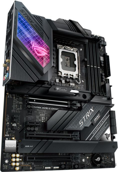 Материнская плата Asus ROG STRIX Z690-E GAMING WIFI Soc-1700 Intel Z690 4xDDR5 ATX AC`97 8ch(7.1) 2.5Gg RAID+HDMI+DP