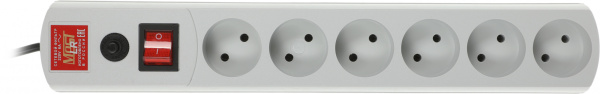 Сетевой фильтр Most LR 3м (6 розеток) белый (коробка)