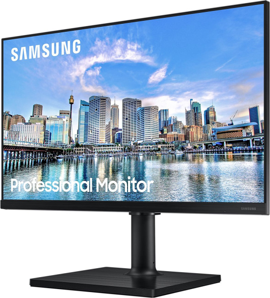 Монитор Samsung 24" F24T450FZI черный IPS LED 16:9 HDMI M/M матовая HAS Piv 250cd 178гр/178гр 1920x1080 75Hz DP FHD USB 4кг